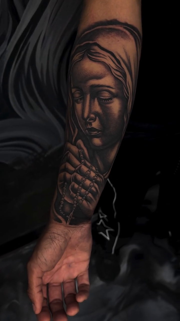 Tattoo by @ghostinkzz β realism, black_and_grey