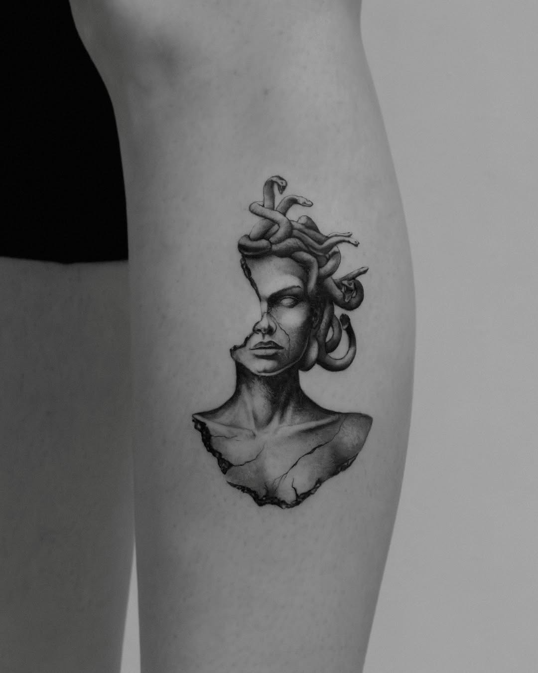 Tattoo by @henkotattooart — black_and_grey, realism