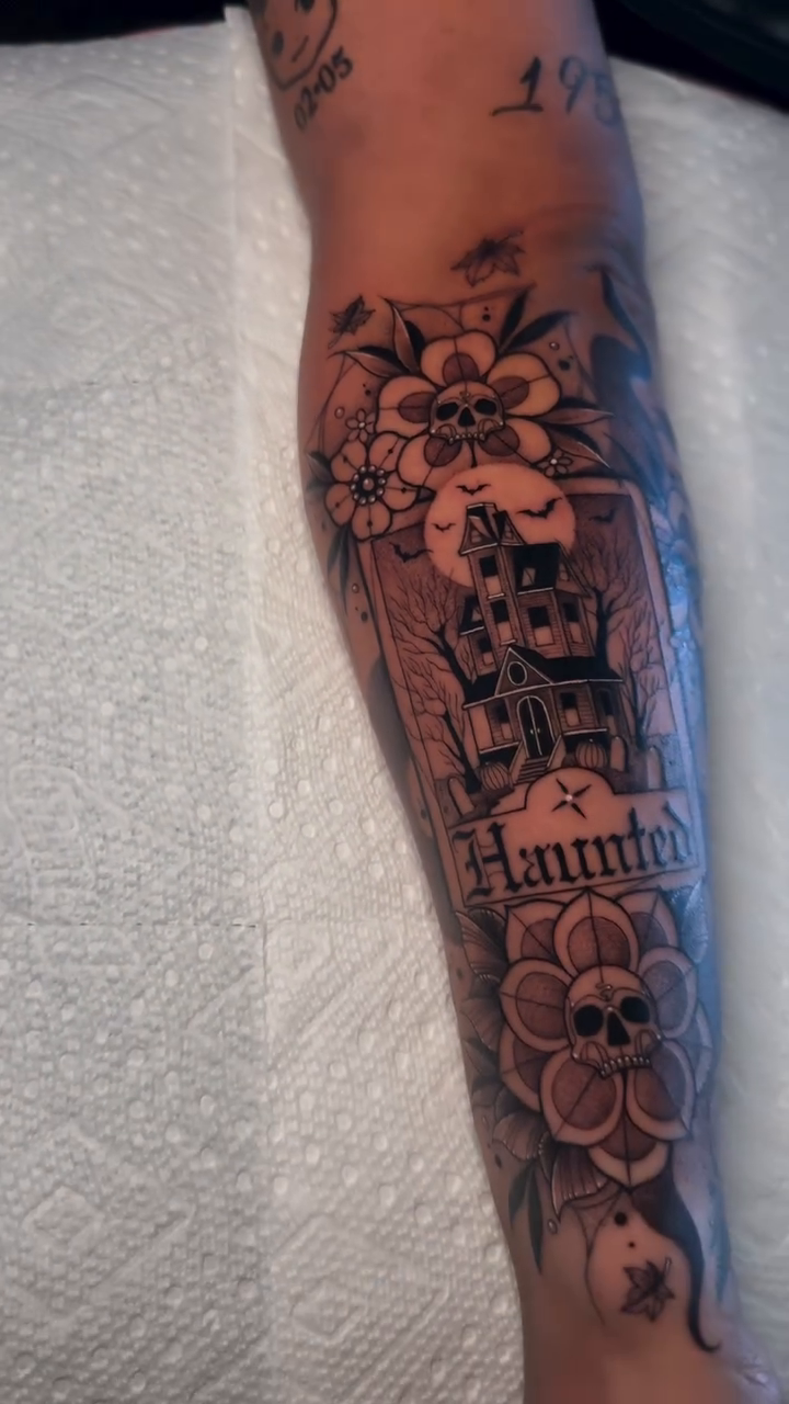 Tattoo by @vonntattoos — black_and_grey, realism