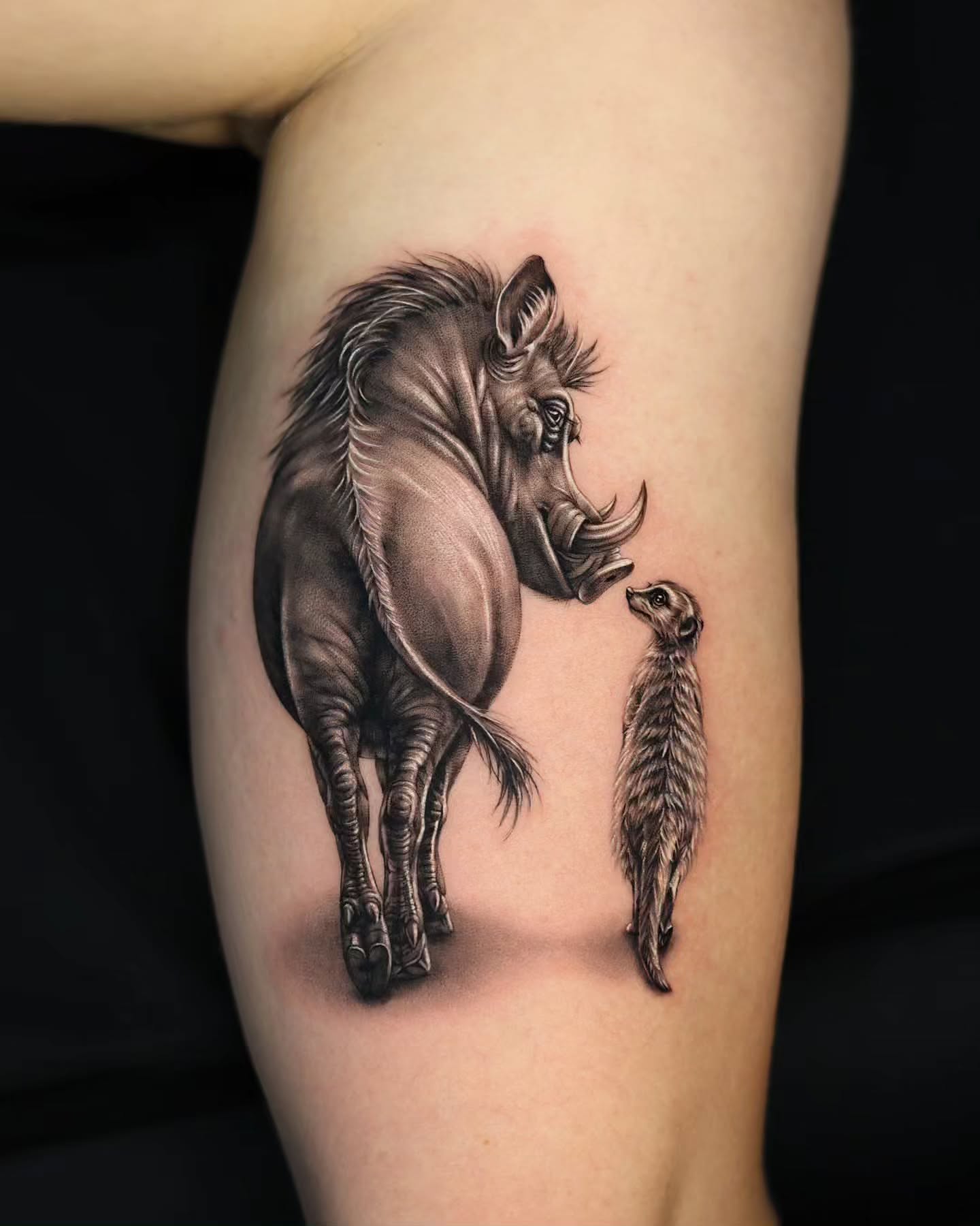 Tattoo by @cien_ink — realism, black_and_grey