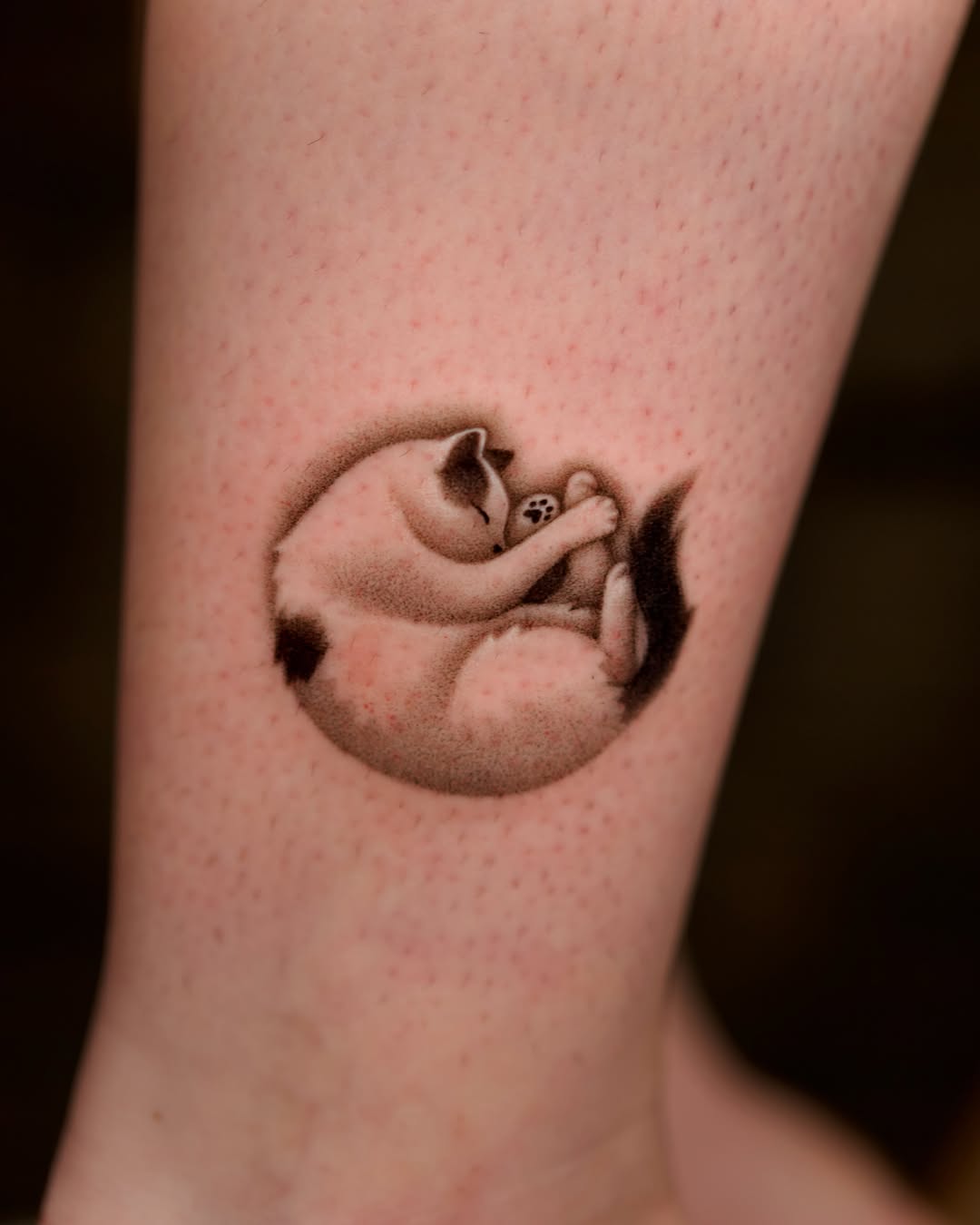 Tattoo by @toki.tattoos — realism, black_and_grey