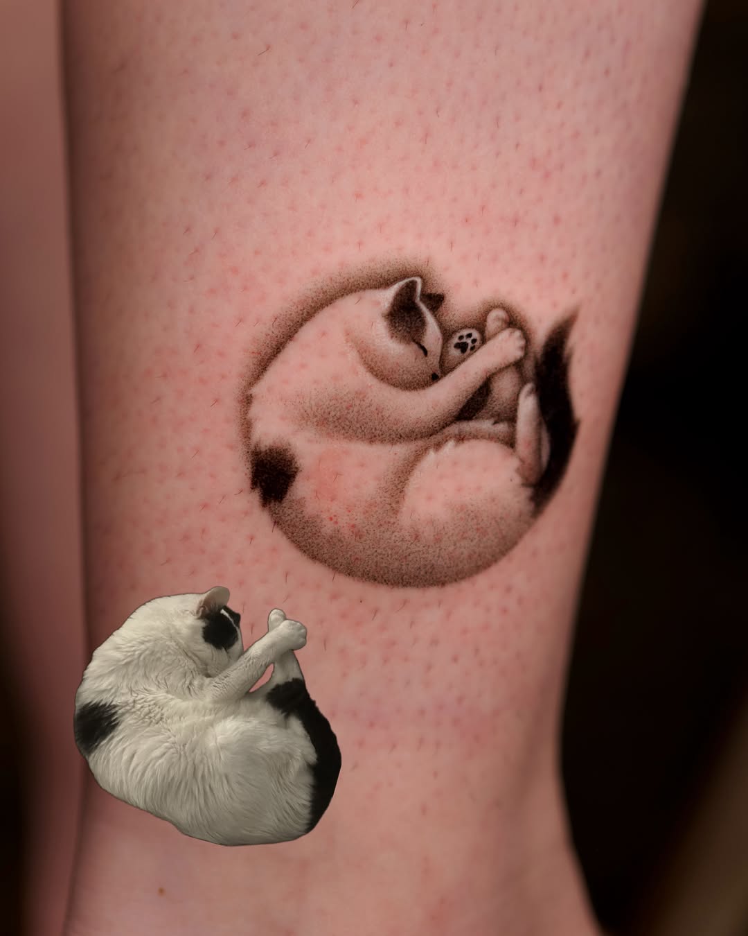 Tattoo by @toki.tattoos — realism, black_and_grey