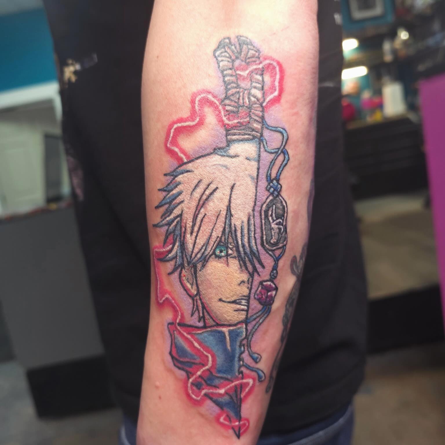 Tattoo by @pimp.myhide — anime, realism