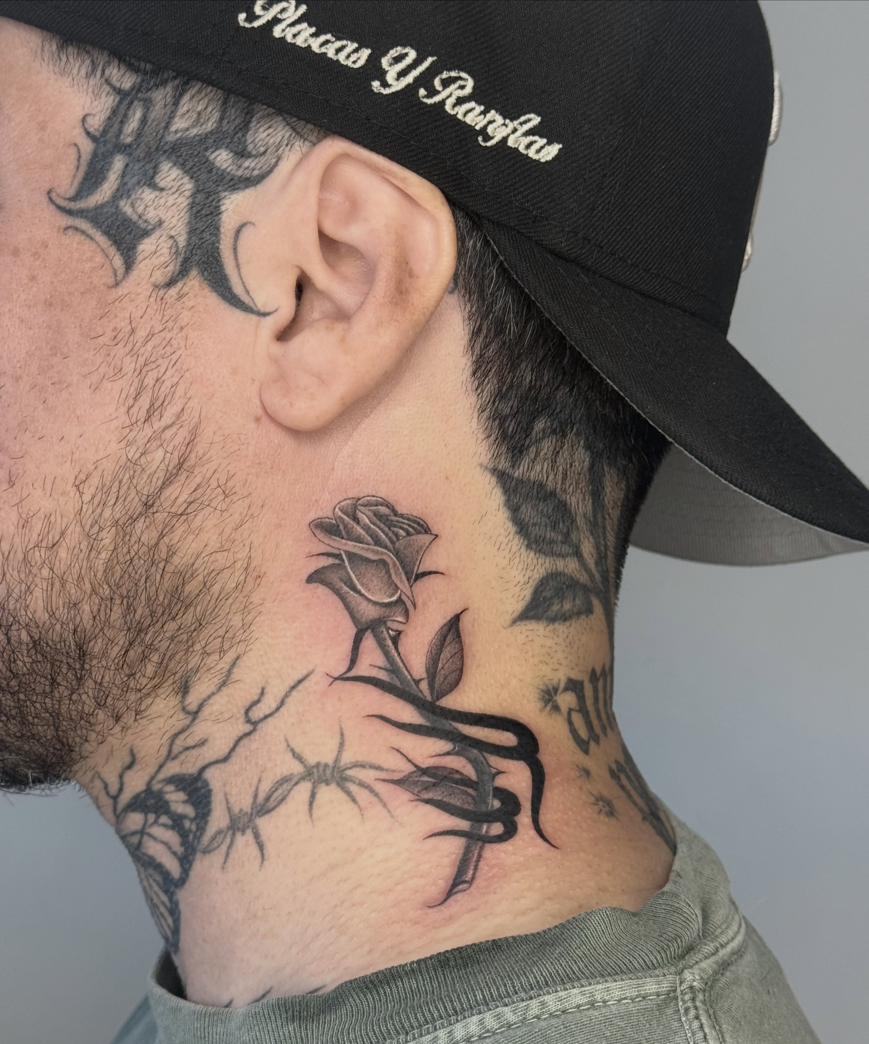 Tattoo by @heidiestradatattoos — black_and_grey