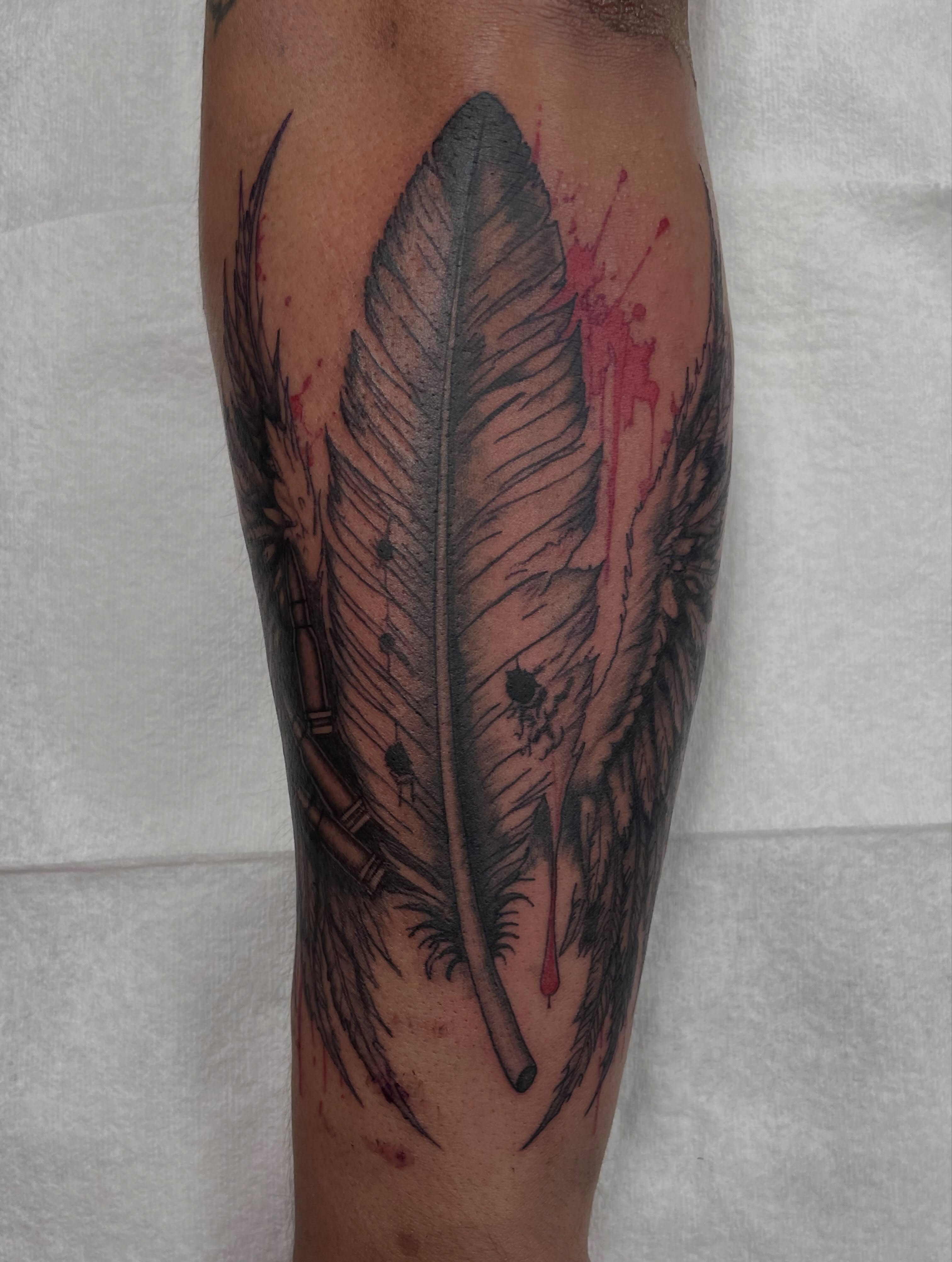 Tattoo by @mosestattoos — black_and_grey
