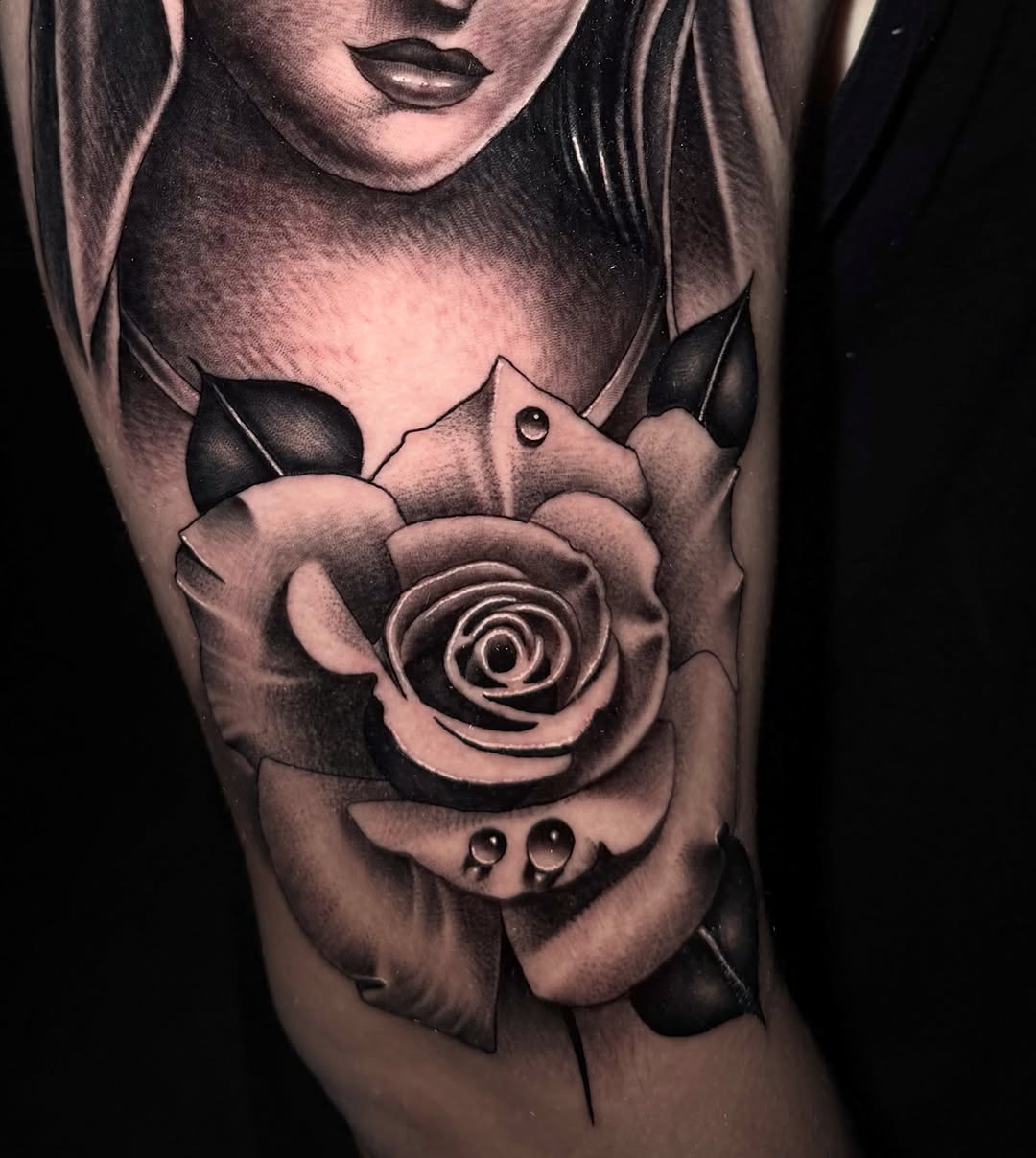 Tattoo by @dome_tats — realism, black_and_grey