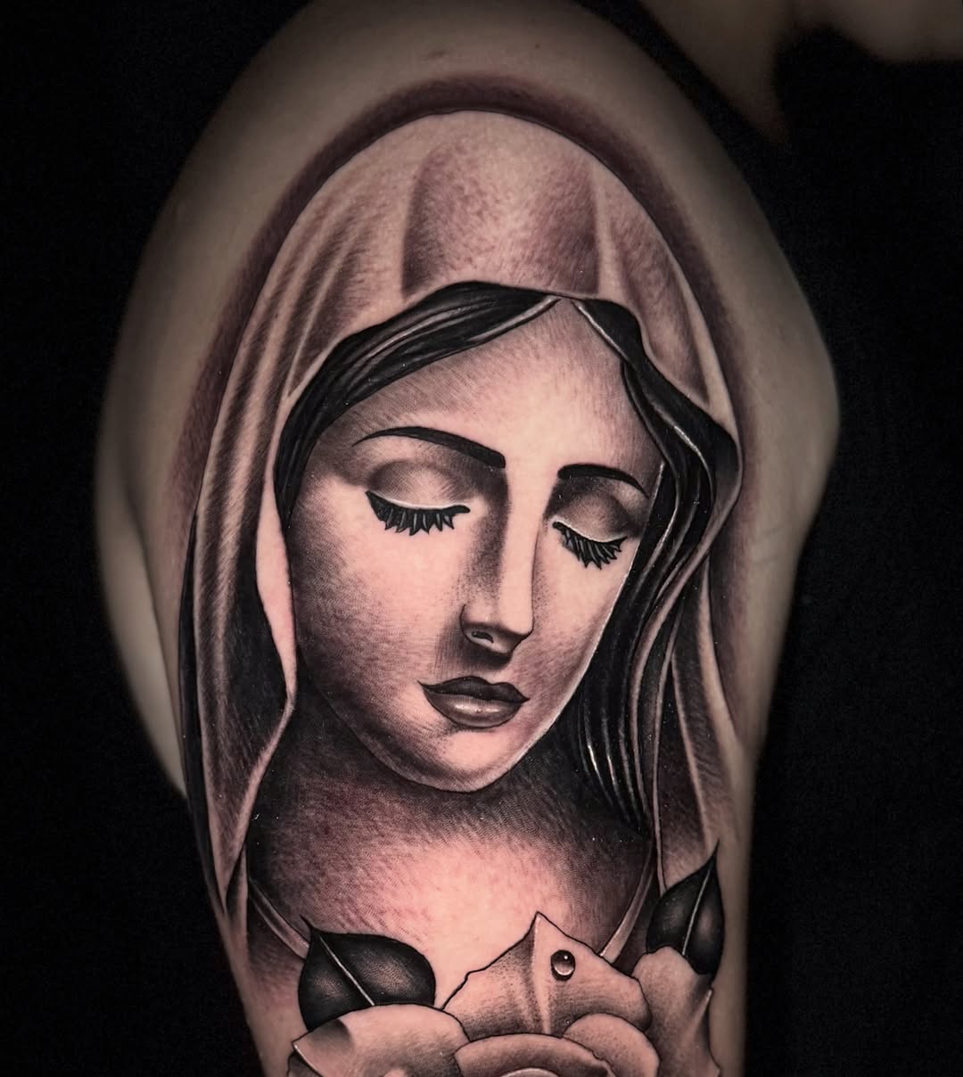 Tattoo by @dome_tats — realism, black_and_grey