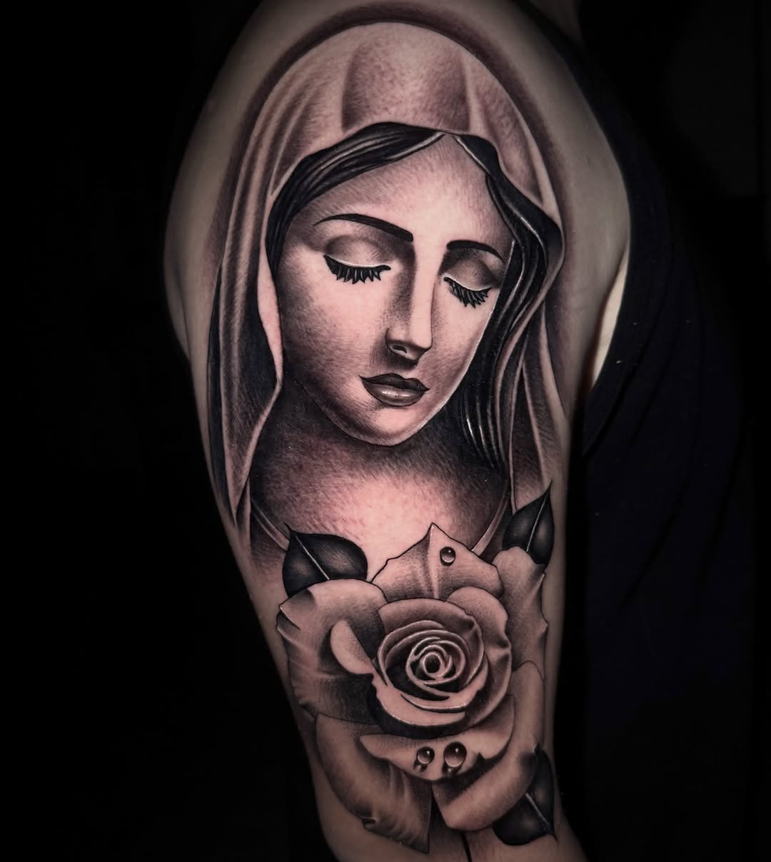 Tattoo by @dome_tats — realism, black_and_grey
