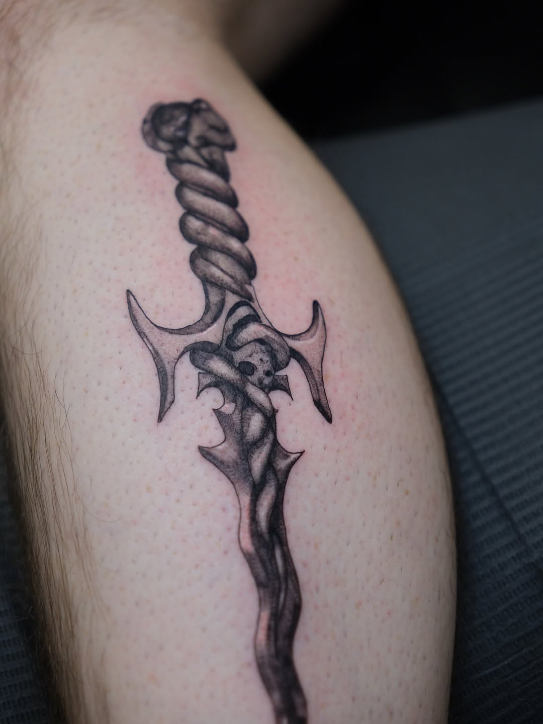 Tattoo by @kianahopetattoo — black_and_grey, realism