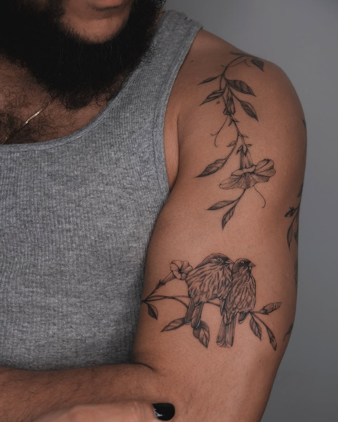 Tattoo by @ezzeink — fine_line, black_and_grey