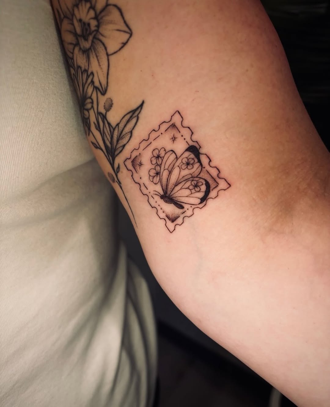 Tattoo by @daintylinestattoos — fine_line, black_and_grey