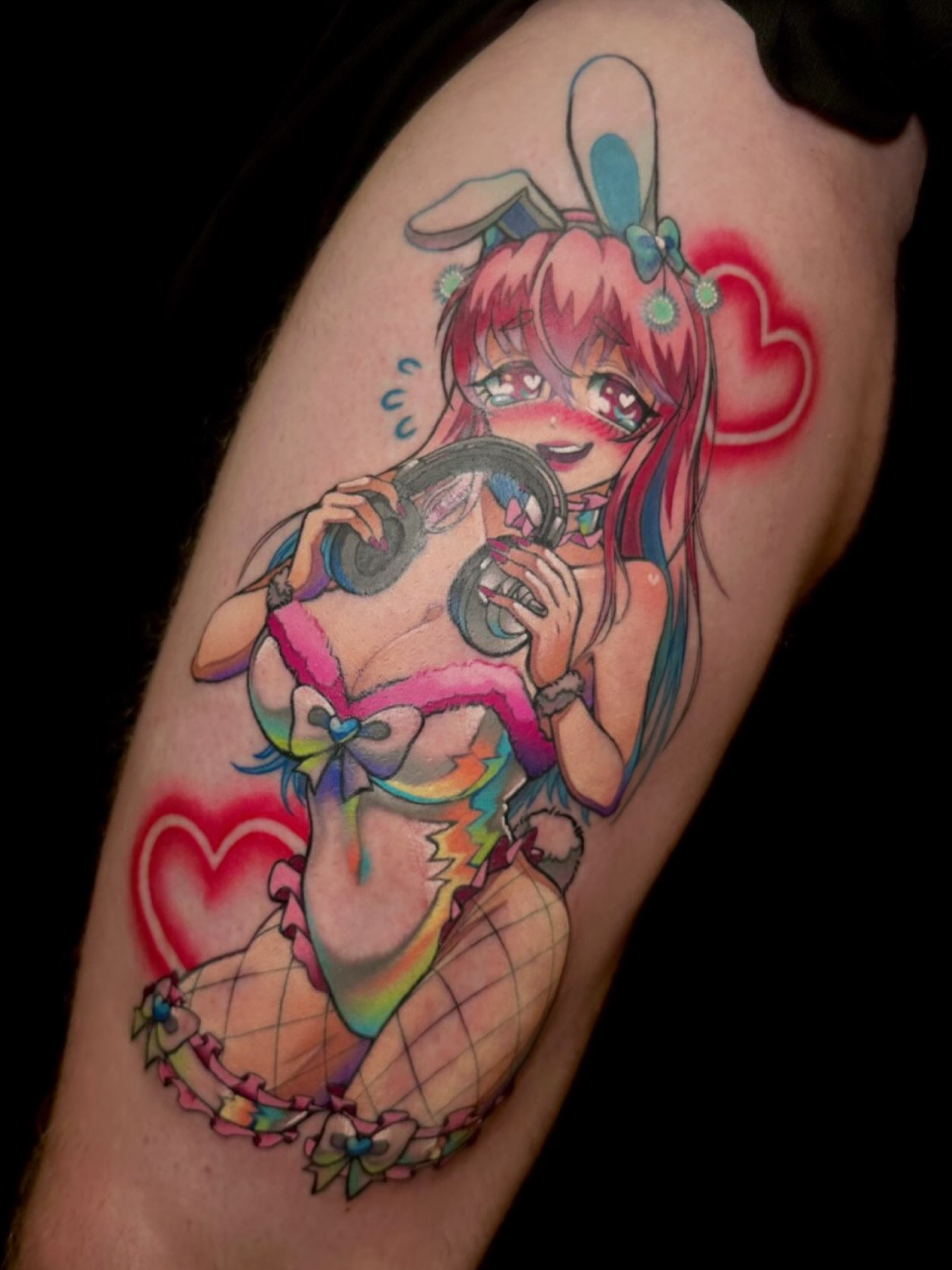 Tattoo by @jerritattoos — anime, illustrative