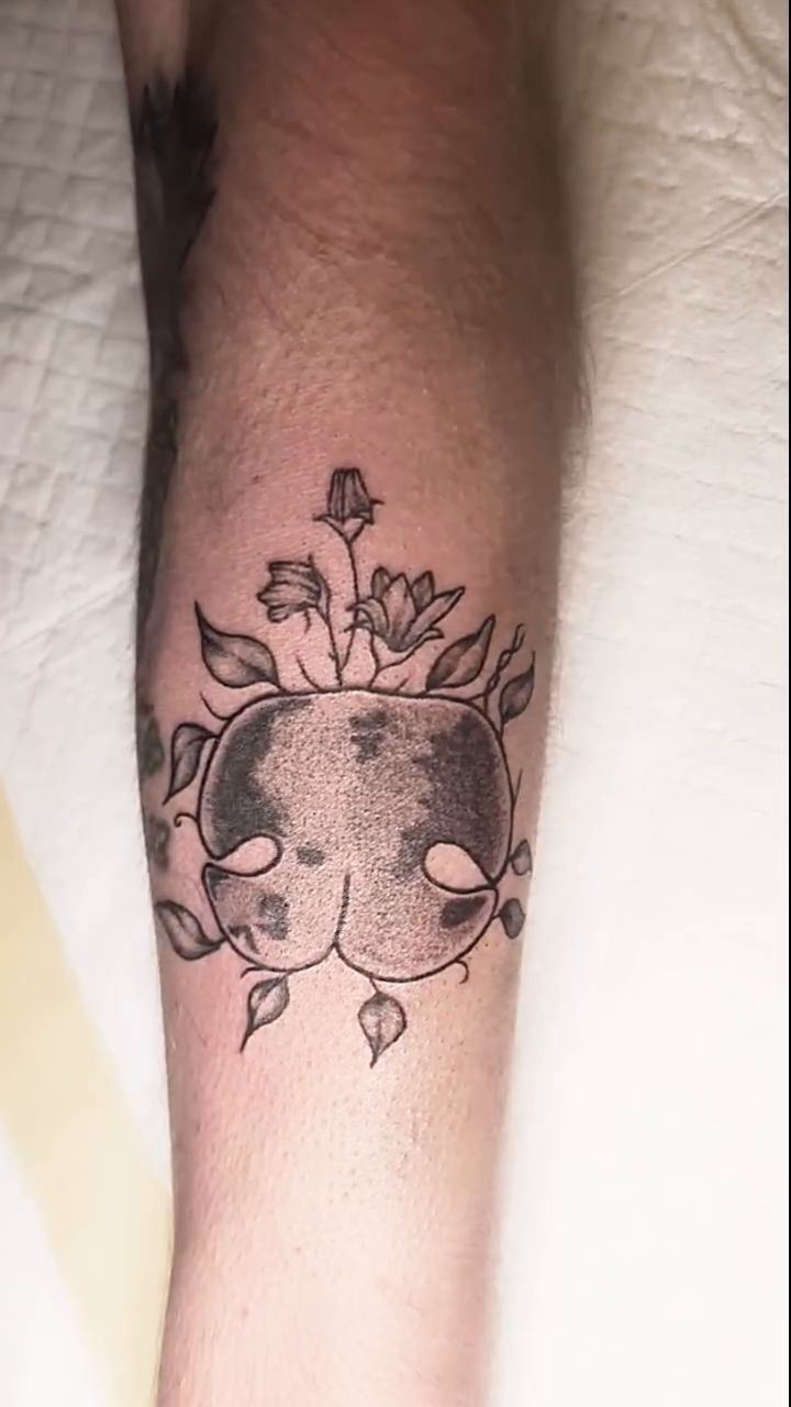 Tattoo by @blackhalotats — fine_line, black_and_grey