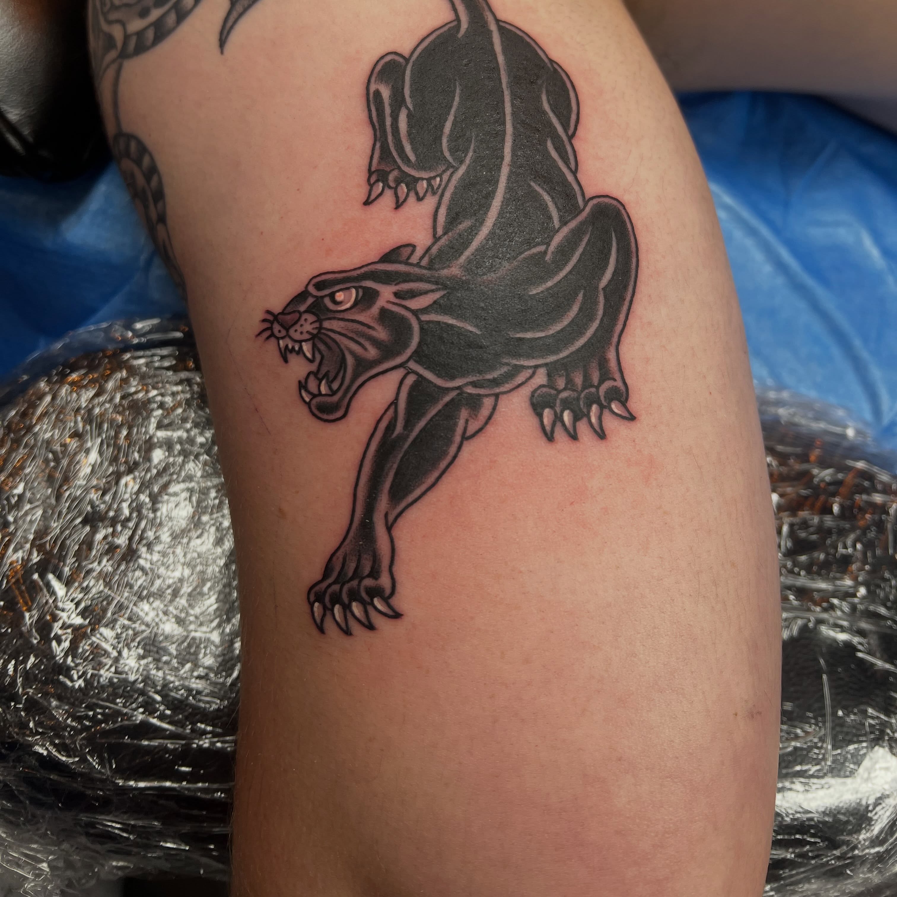Tattoo by @benriffetattoos — black_and_grey