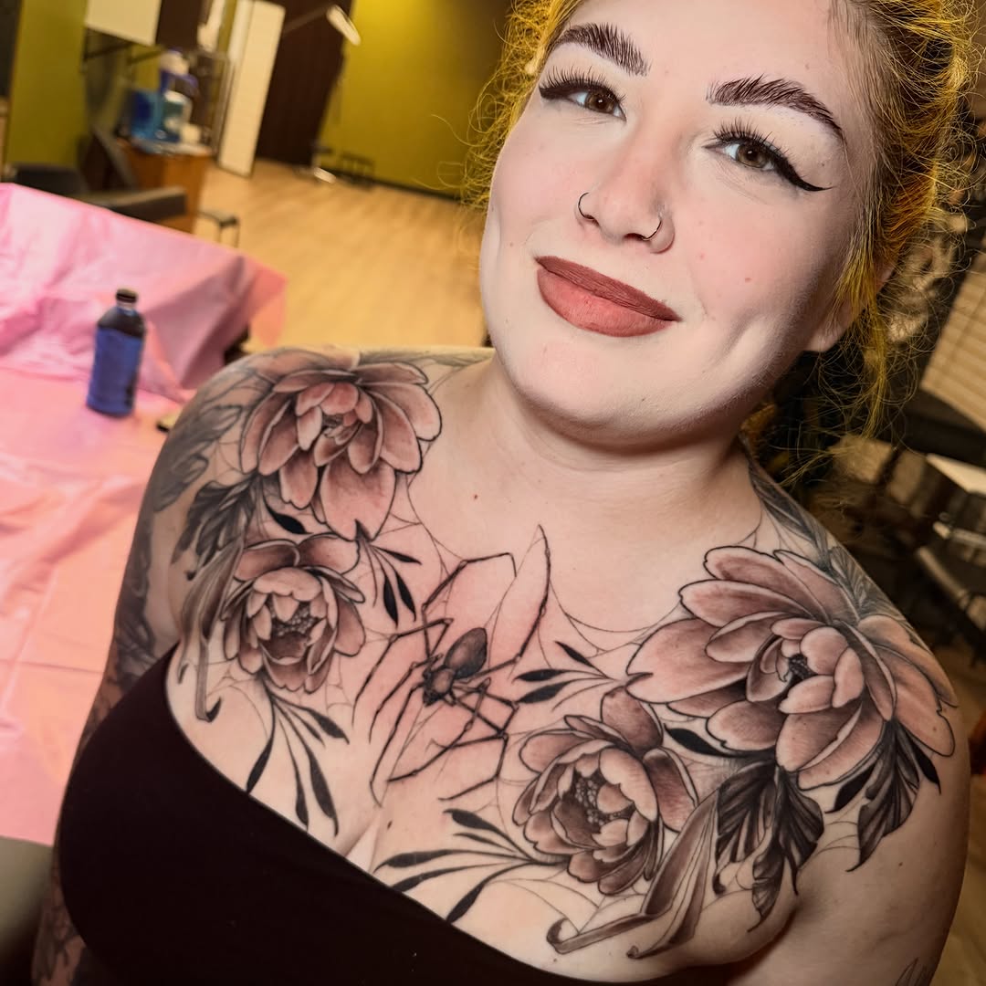 Tattoo by @saltyflamingotattoo — black_and_grey, realism