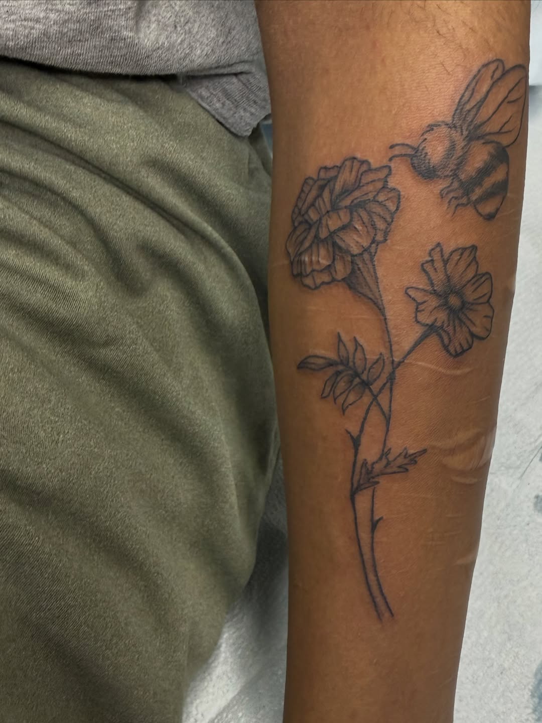 Tattoo by @michellebalhantattoos โ fine_line, black_and_grey