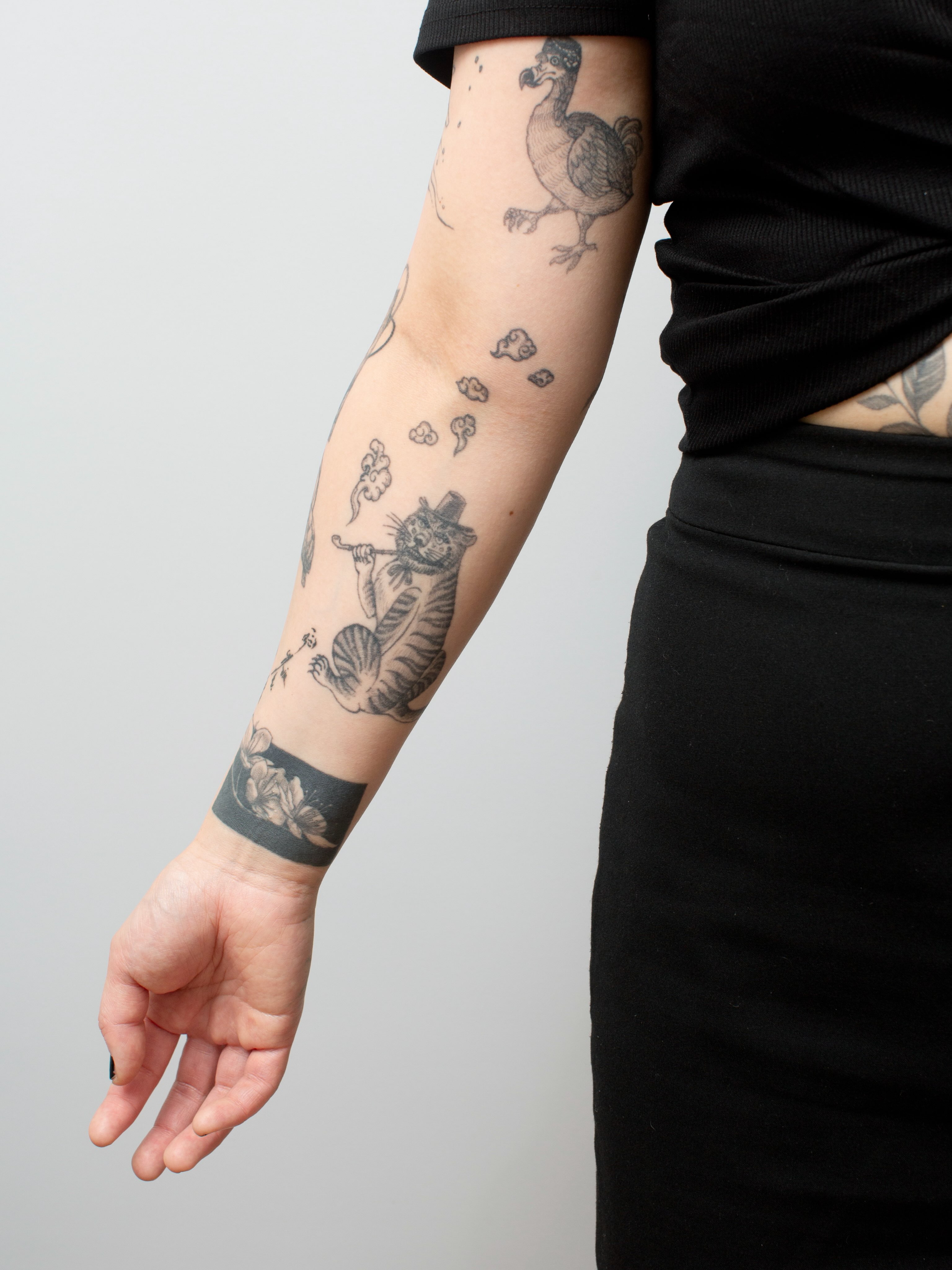 Tattoo by @taeyeon_sseuda — black_and_grey