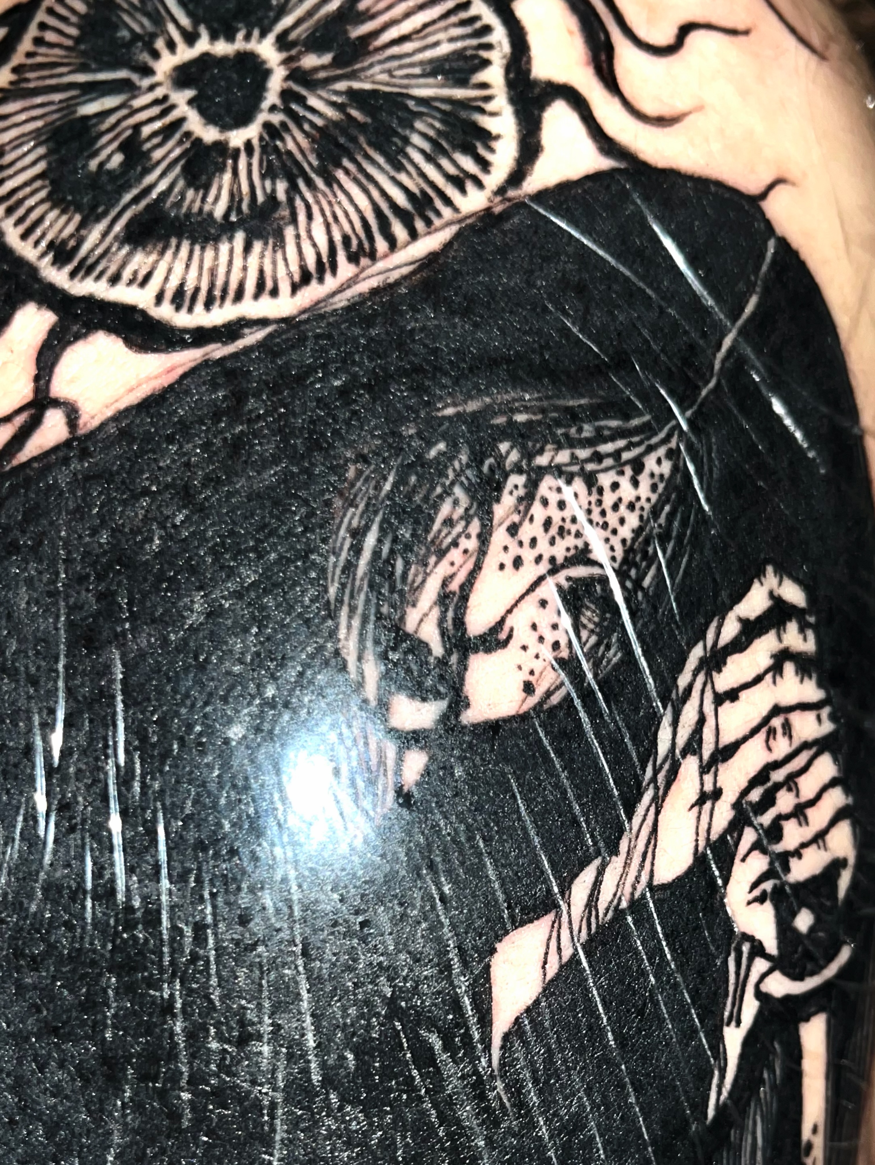 Tattoo by @ssssssssssim5 — black_and_grey, realism