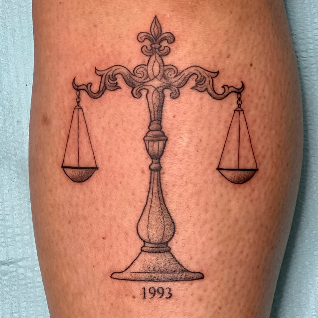 Tattoo by @artbylaceebeth — black_and_grey, ornamental
