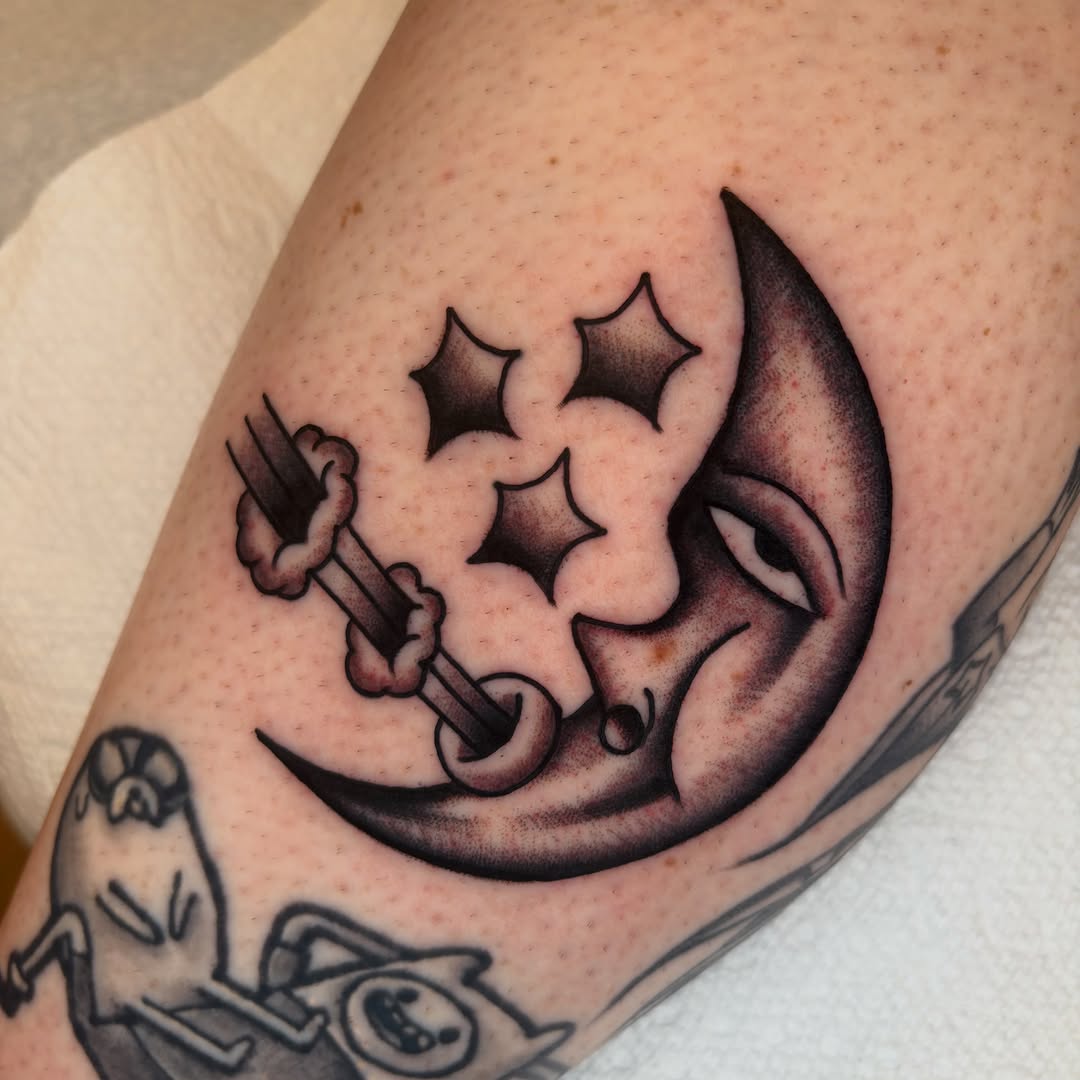 Tattoo by @bigdirtnap — american_traditional, black_and_grey