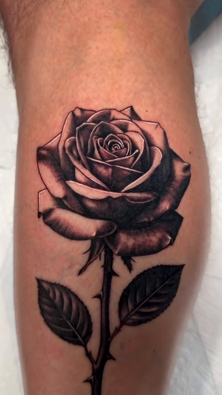 Tattoo by @nickmtattoos โ realism, black_and_grey