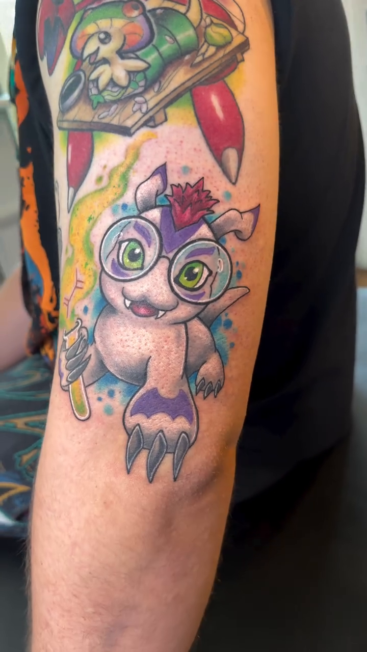 Tattoo by @lokishanedefriece — anime, new_school