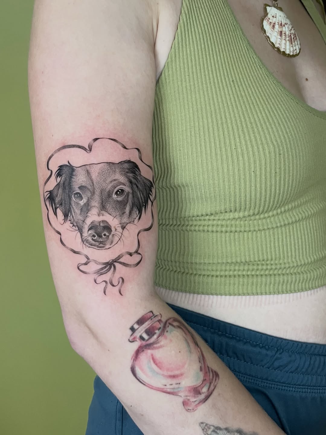 Tattoo by @erinhainestattoos — realism, black_and_grey