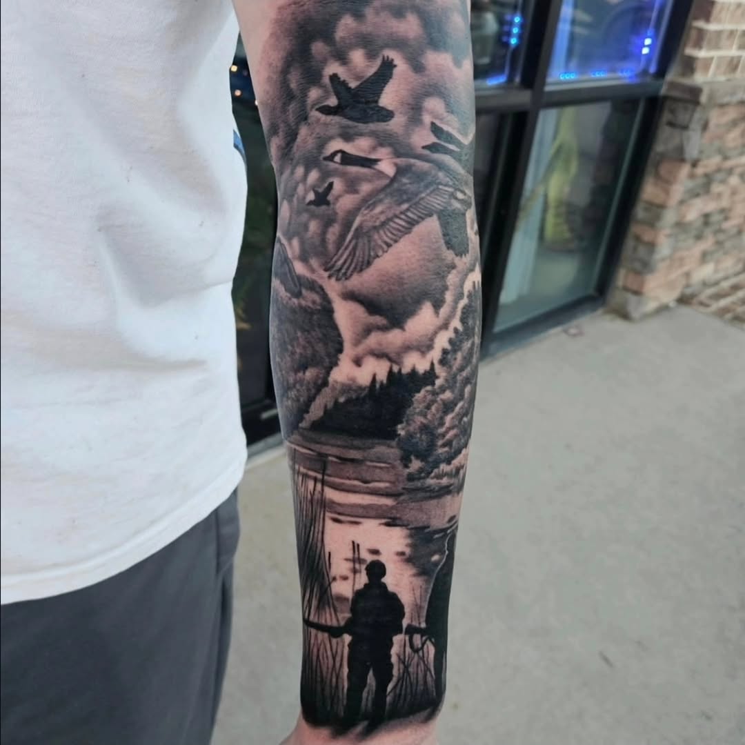 Tattoo by @mikebugenhagentattoos — realism, black_and_grey
