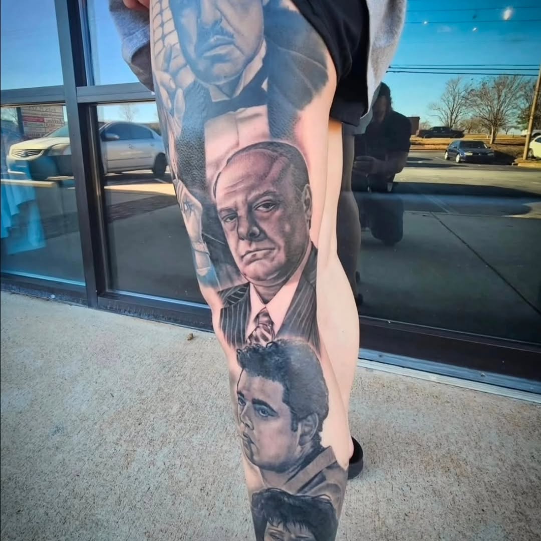 Tattoo by @mikebugenhagentattoos — realism, black_and_grey