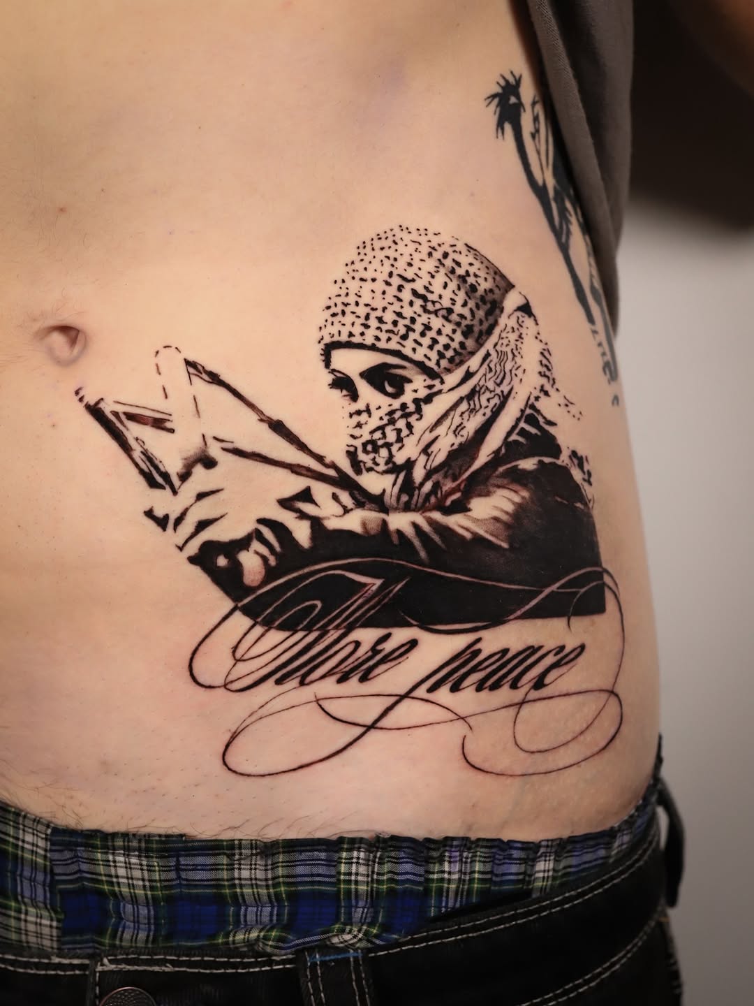 Tattoo by @danithedavinci — black_and_grey, lettering_script
