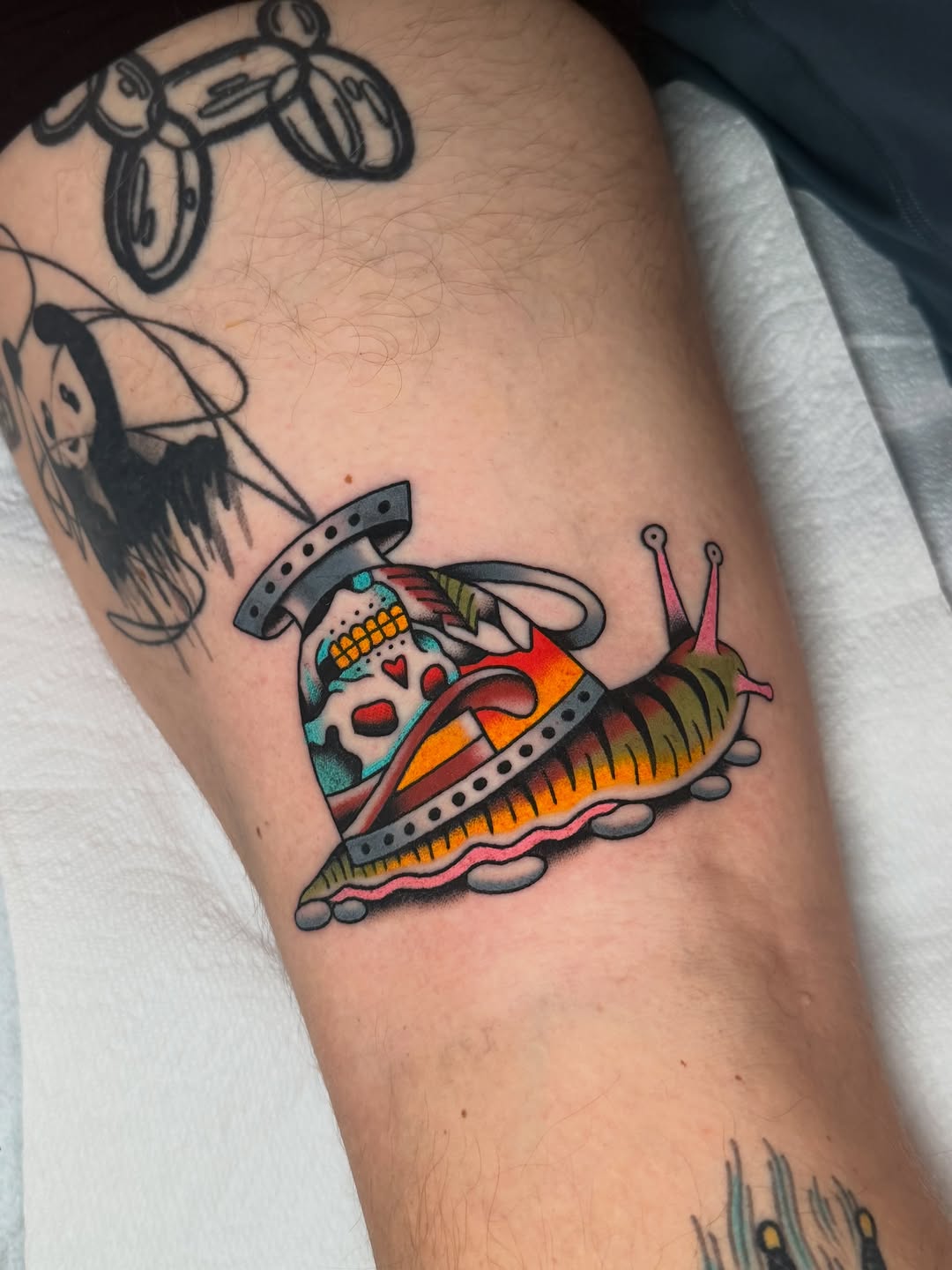 Tattoo by @lafacetattoos — neo_traditional
