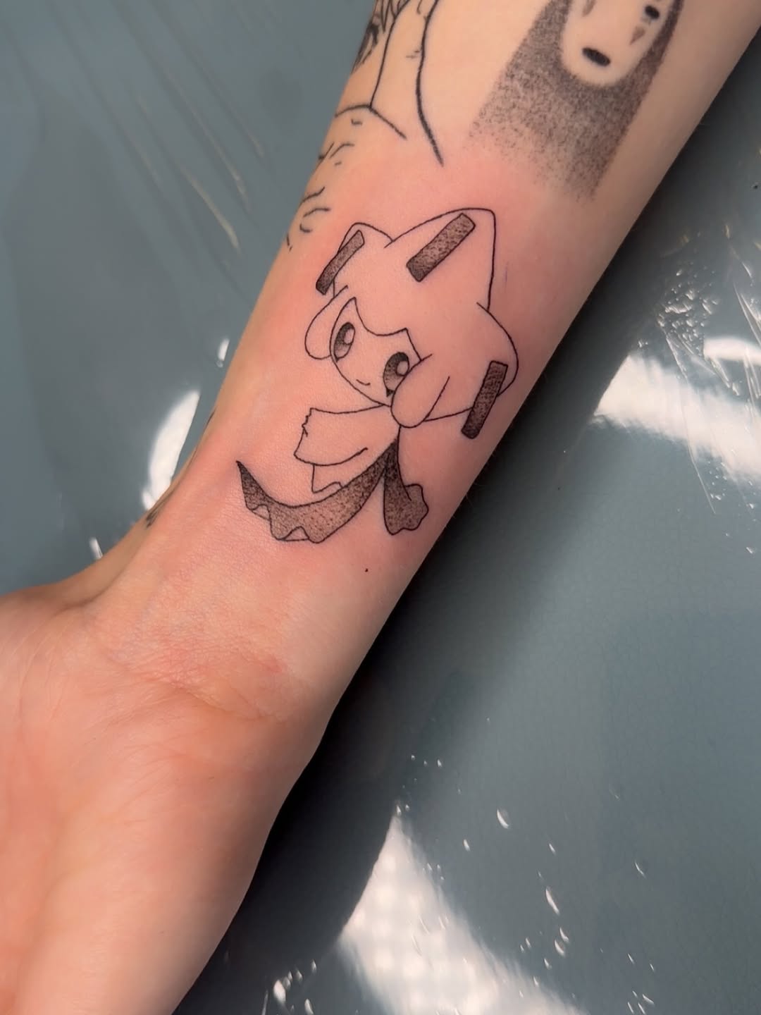 Tattoo by @nunutattoo111 — anime, fine_line