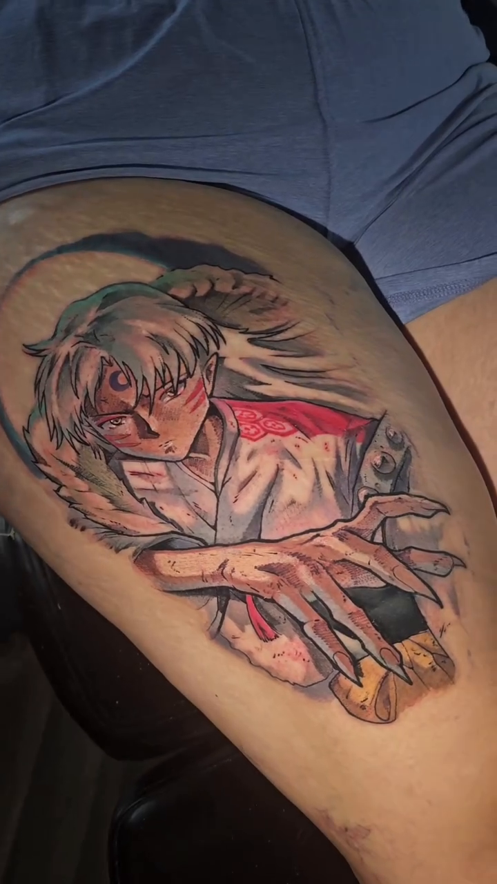 Tattoo by @codygower88 โ anime