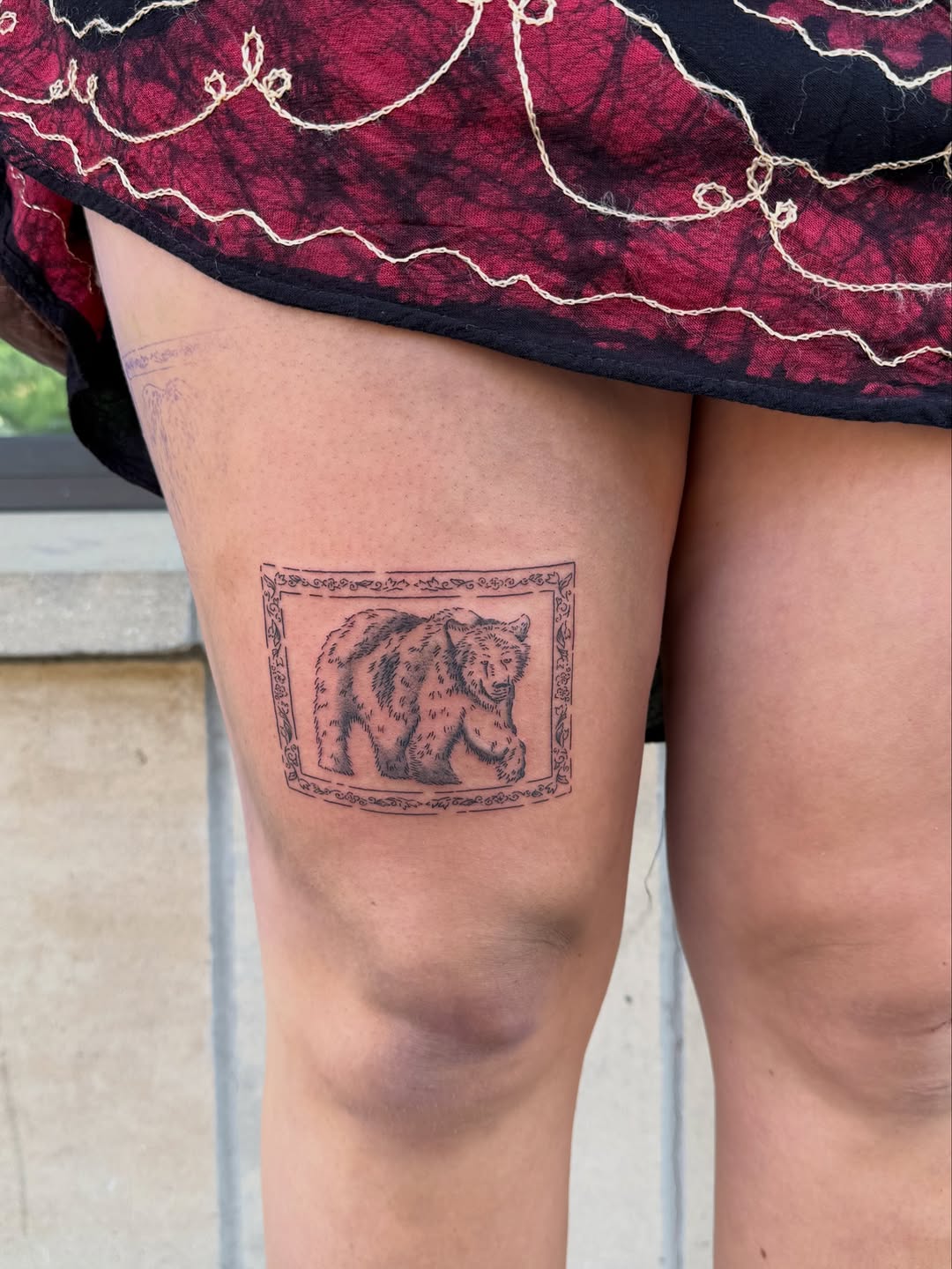 Tattoo by @divinearcaneart — black_and_grey, realism