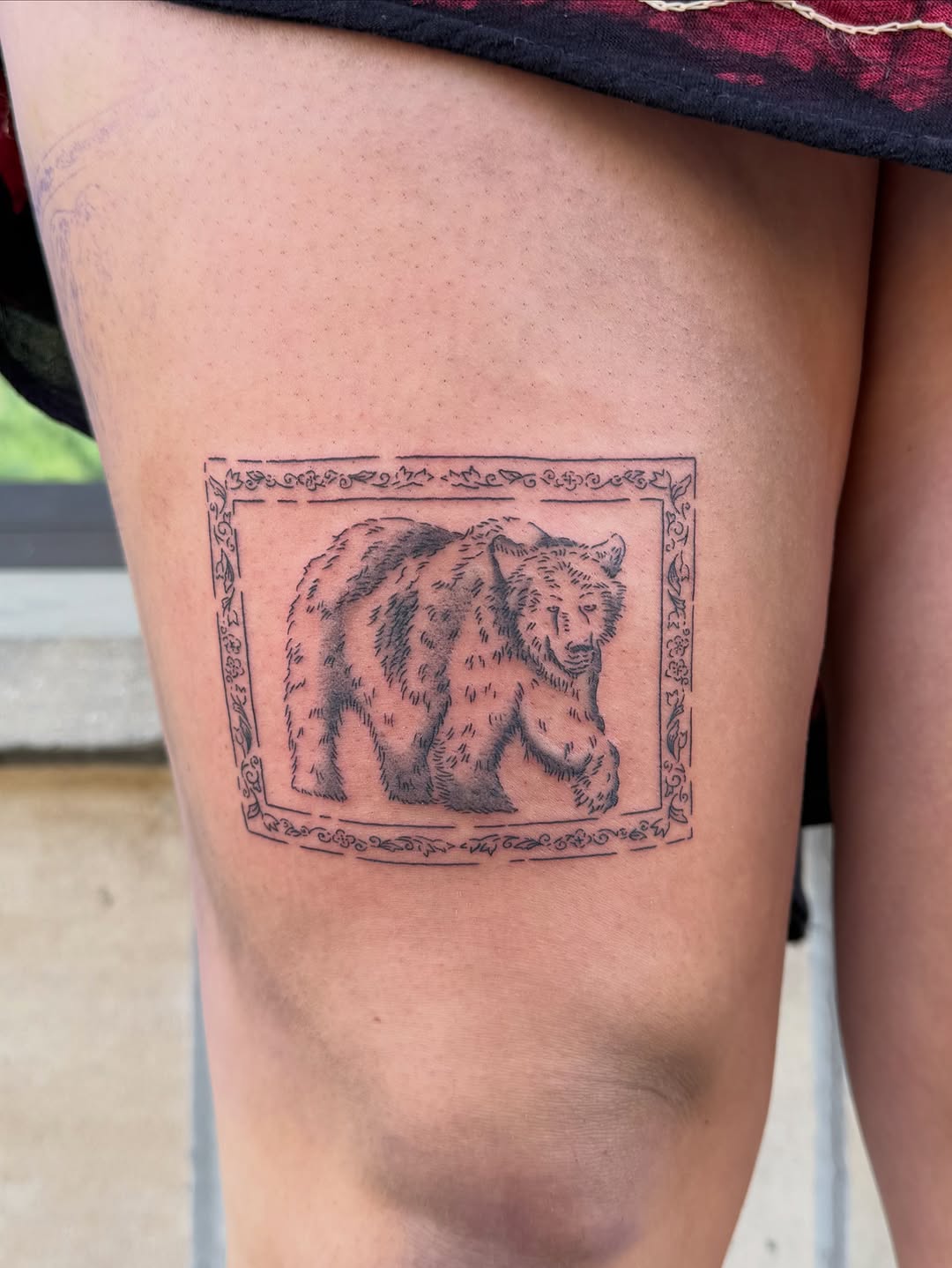 Tattoo by @divinearcaneart — fine_line, black_and_grey