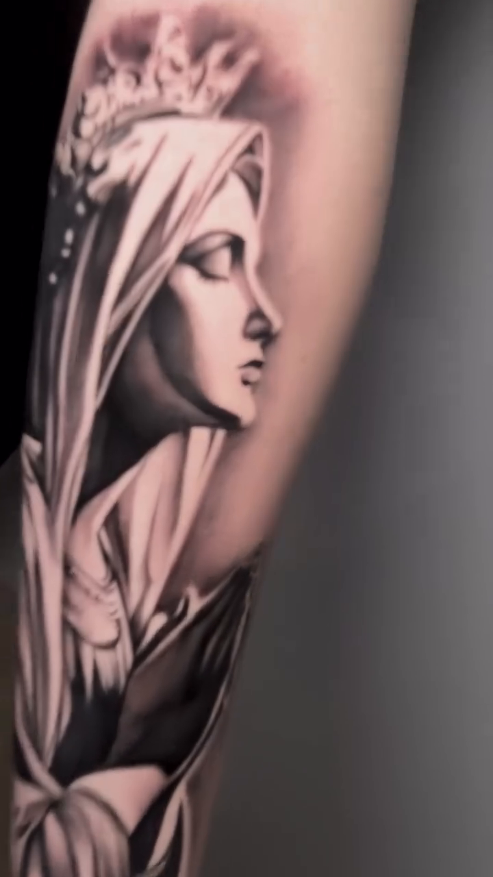 Tattoo by @rawb_tattoos — black_and_grey, realism