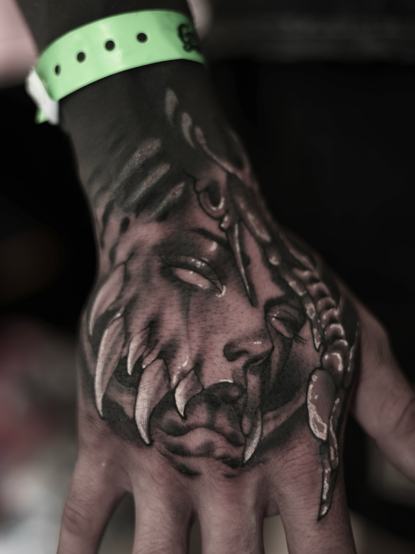 Tattoo by @ilovemorganxo โ black_and_grey, realism