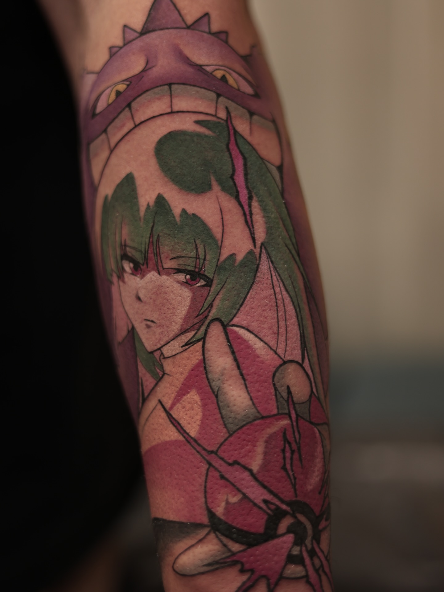 Tattoo by @ilovemorganxo โ anime, realism
