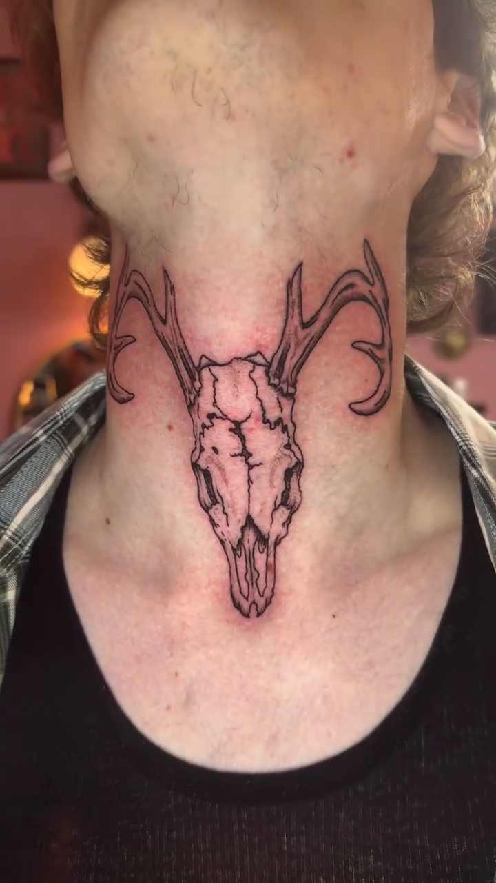 Tattoo by @kinetictattoos — blackwork, geometric