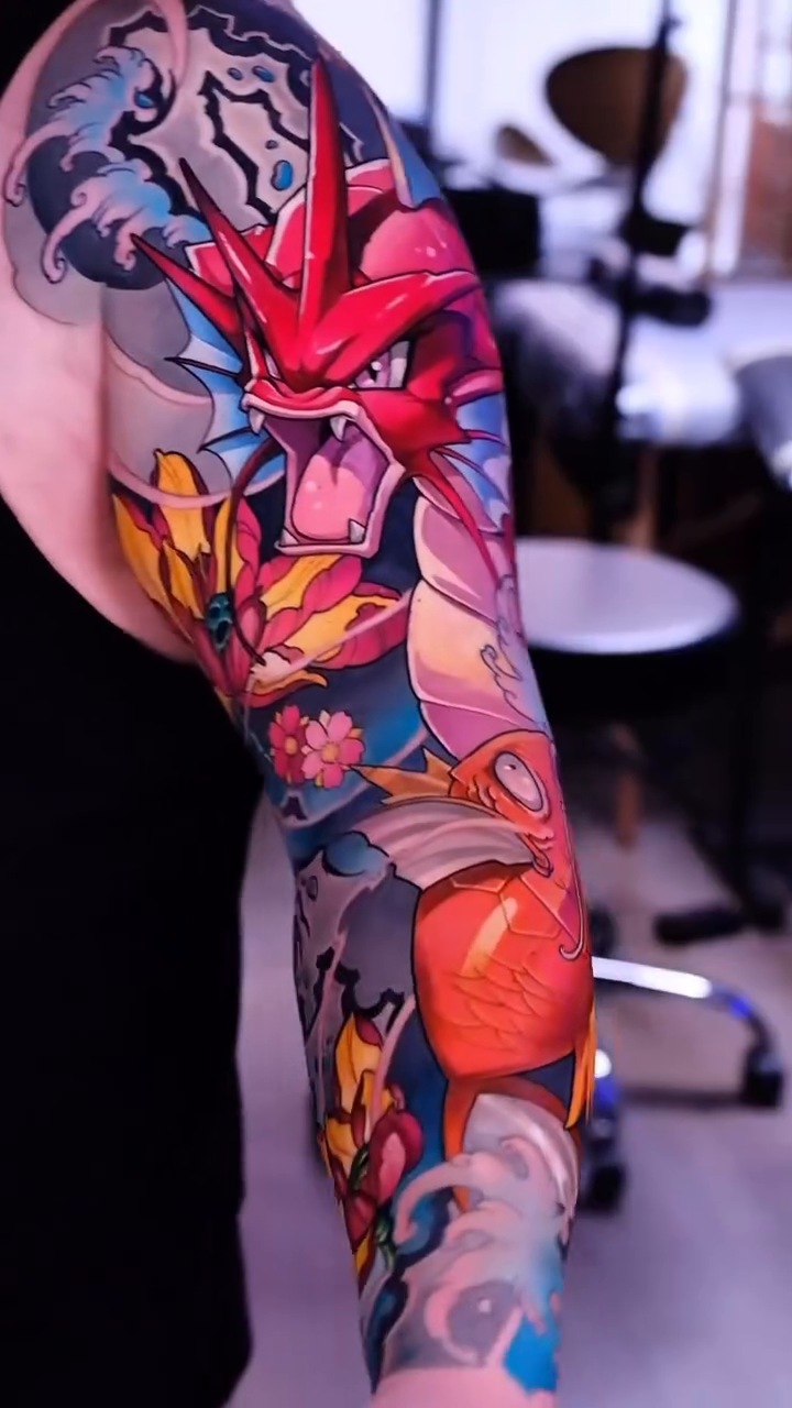 Tattoo by @harleytattooartist — japanese_irezumi, anime