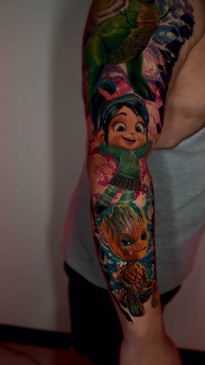 Tattoo by @varotattoos — anime
