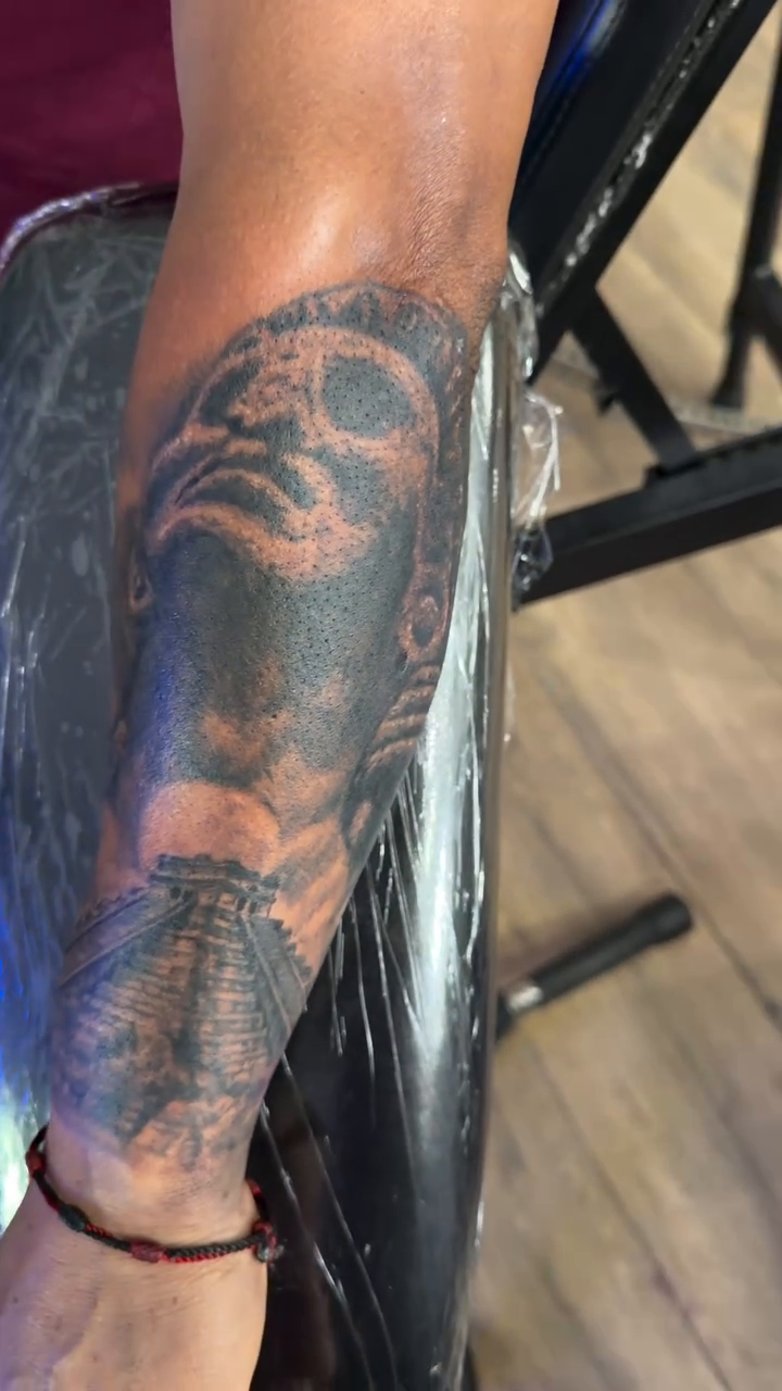 Tattoo by @dktatts — realism, black_and_grey