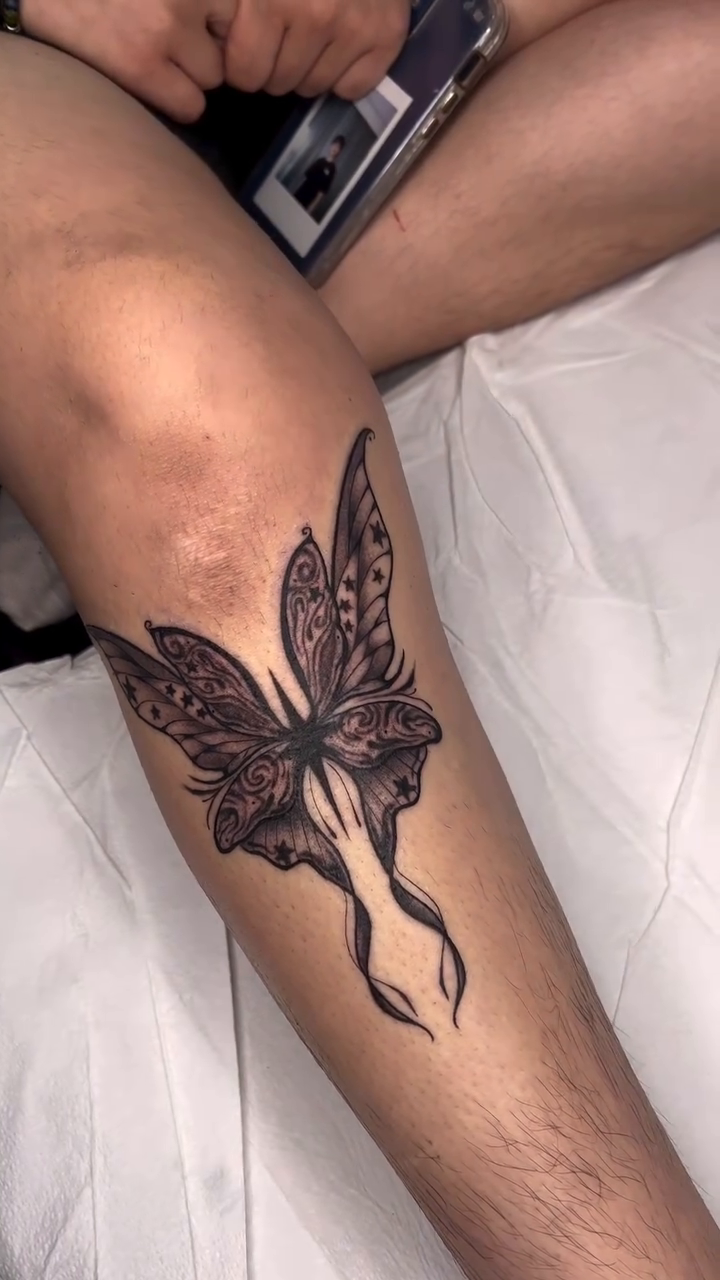 Tattoo by @tattoosbyliya — fine_line, black_and_grey