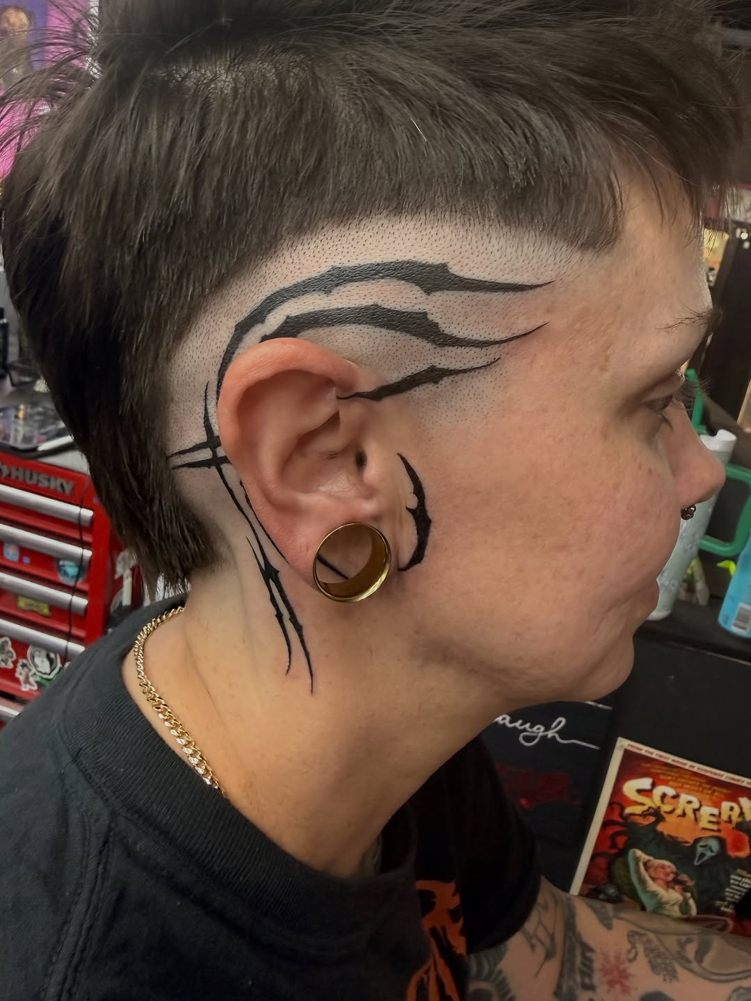 Tattoo by @justnic_ink13 — blackwork, tribal
