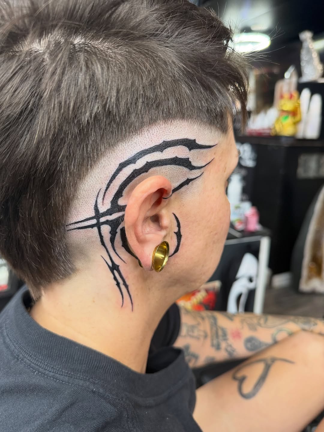 Tattoo by @justnic_ink13 — blackwork, tribal