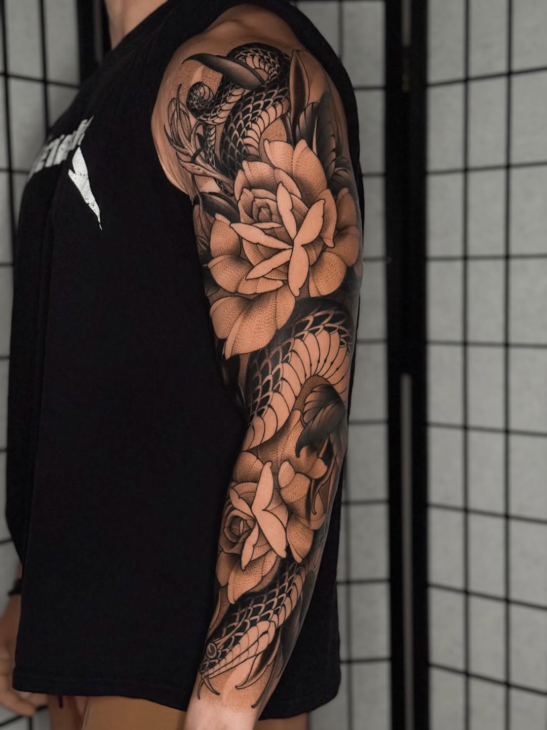 Tattoo by @devxruiz — black_and_grey, realism