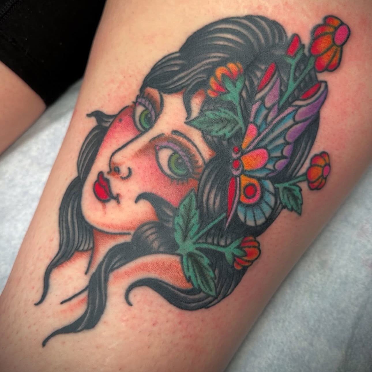 Tattoo by @natsradtatts — american_traditional, realism