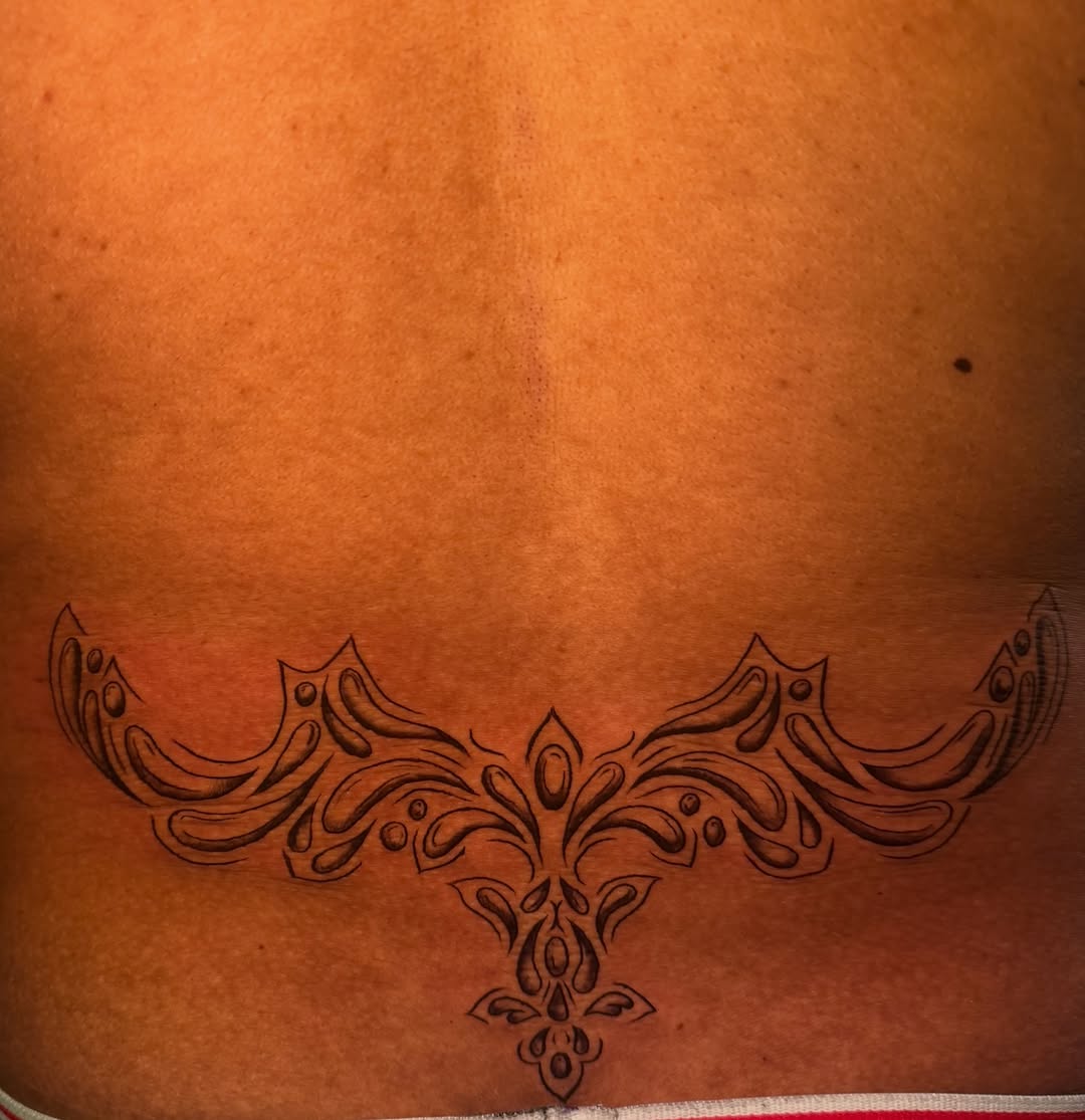 Tattoo by @mollztattooz — ornamental, black_and_grey