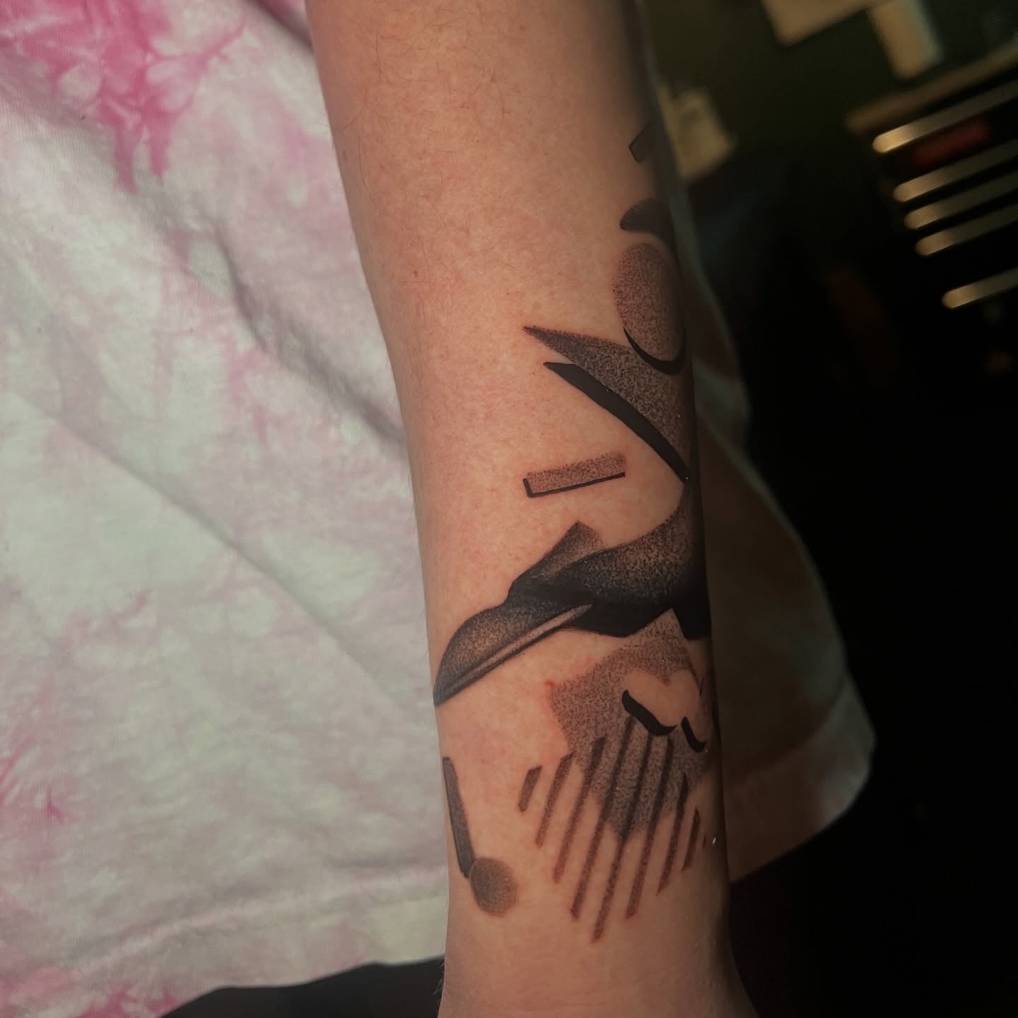 Tattoo by @smokesart — dotwork, black_and_grey