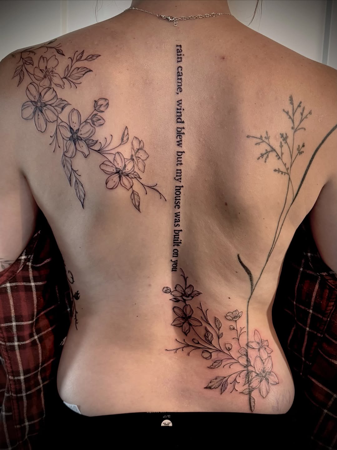 Tattoo by @christen_wolfe — fine_line, lettering_script
